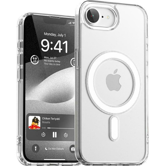 Mercury Etui Jelhard Magsafe Do Iphone 16e przezroczysty