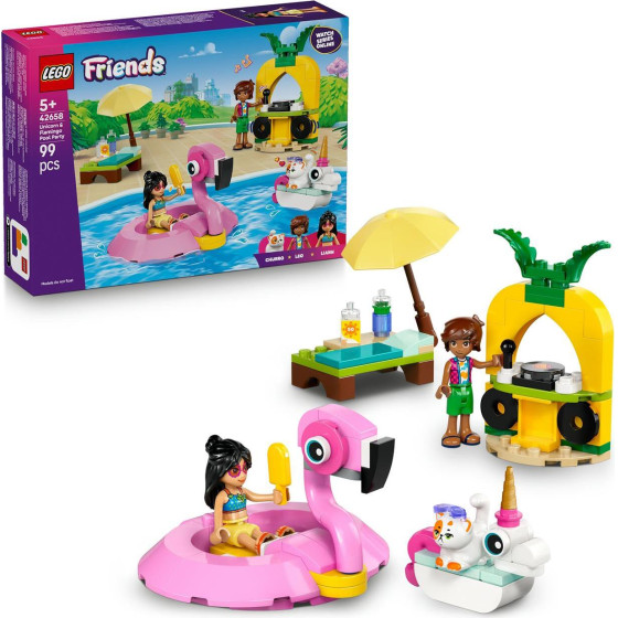 Lego Friends: Unicorn & Flamingo Pool Party (42658)