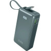 SBS Powerbank 10000 Mah 20W With built-In USB-C Cable And Digital Display - Gray - (TTBB10000LCDTCPD20A)
