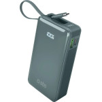 SBS Powerbank 10000 Mah 20W With built-In USB-C Cable And Digital Display - Gray - (TTBB10000LCDTCPD20A)