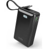 SBS Powerbank 20000 Mah 20W With built-In USB-C Cable And Digital Display - Black - (TTBB20000LCDTCPD20K)