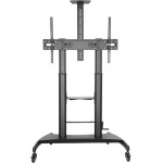 Gembird Height Adjustable Tv Floor Stand With Caster Wheels 60' - 100' - (TVS-100T-02)