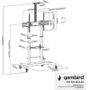Gembird Height Adjustable Tv Floor Stand With Caster Wheels 60' - 100' - (TVS-100T-02)