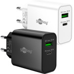 Goobay USB-C(TM) Pd Gan Dual Fast Charger (30 W) Black Black - (75335)
