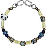 Nimmy Bag charm handstrap New Big Eye Cute Pets 2.0 black - (N-XDY-SL-06)
