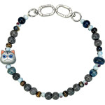 Nimmy Bag charm handstrap New Big Eye Cute Pets 2.0 grey - (N-XDY-SL-023)