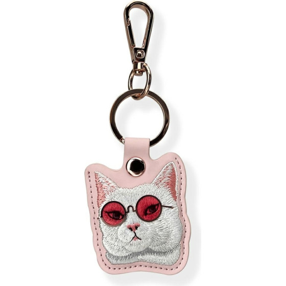 Nimmy Case locatorr Glasses Cool Cat pink - (N-YJ-YSK-04)
