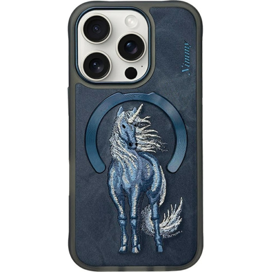 Nimmy Case Magnetic Fantasy Animal MagSafe for iPhone 16 Pro blue - (N-CXMHDW-IP16-Pro-04)