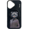 Nimmy Case Magnetic fashion cute pet MagSafe for iPhone 16 black - (N-CXMC-IP16-03)