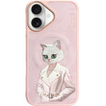 Nimmy Case Magnetic fashion cute pet MagSafe for iPhone 16 pink - (N-CXMC-IP16-04)