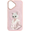 Nimmy Case Magnetic fashion cute pet MagSafe for iPhone 16 pink - (N-CXMC-IP16-04)