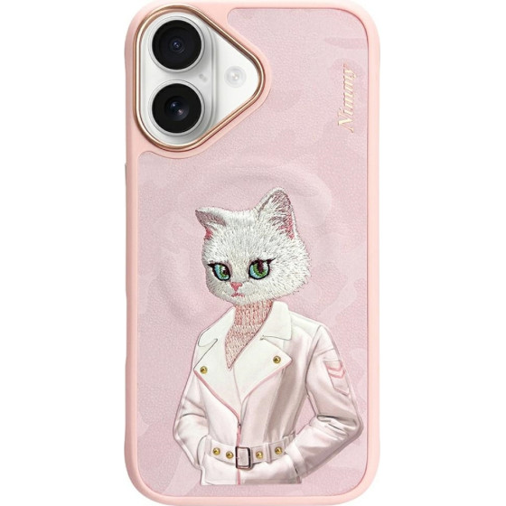 Nimmy Case Magnetic fashion cute pet MagSafe for iPhone 16 pink - (N-CXMC-IP16-04)