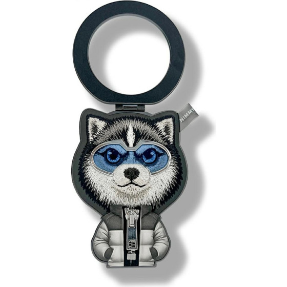 Nimmy Magnetic pendant Cool&Cute 2.0 Wolf black - (N-KM-BSZJ-017)
