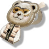 Nimmy Magnetyczna zawieszka Cool&Cute 2.0 Bear brown - (N-KM-BSZJ-011-B)