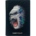 Nimmy Passport case wallet Raptor Gorilla black - (N-XM-HZB-057)