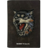 Nimmy Passport case wallet Raptor Wolf brown - (N-XM-HZB-058)