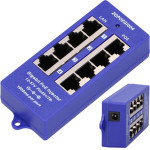 EXTRALINK 4 Port | Gigabit Poe Injector | 4x 1000Mb/s RJ45 - (EX.6358)