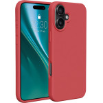 Etteri Silicone case for iPhone 16 Plus 6,7'' raspberry