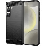 Hurtel Carbon Case Flexible Silicone For Nothing Phone (3a) Pro - Black - (Carbon Case Black Nothing Phone 3a Pro)