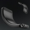 Hurtel Carbon Case Flexible Silicone For Samsung Galaxy M06 5G - Black - (Carbon Case Black Samsung Galaxy M06 5G)