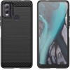 Hurtel Carbon Case Silicone Case For Nokia C22 - Black 9145576282601 - (Carbon Case Nokia C22 Black)