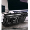 Hurtel Hybrid Armor Camshield Case With Stand And Camera Cover For Oppo F29 Pro 5G / A5 Pro 5G - Black - (Hybrid Armor Camshield Black Oppo F29 Pro 5G / Oppo A5 Pro 5G)