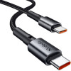 Mcdodo Car Charger 65W With Mini White USB-C Cable With E-Mark Chip 1m 100W (black) - (CC-7493)