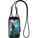 Fixed - Waterproof Dry Case - For Phone Up To 7'', IPX8, Adjustable Strap, Universal Pocket, Touchscreen Friendly - Black - (FIXDR-CS-BK)