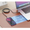 Orico ������� Lightning �� Usb GQA12, 2.4A, 480Mbps, 1m, ����� - (GQA12-10-BK-BP)