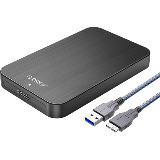 Orico ���� ��� 2.5'' Sata HDD/Ssd HM25U3, 5Gbps, ����� - (HM25U3-BK-EP)