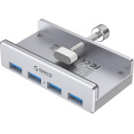 Orico Usb Hub MH4PU-P �� ���������, 4x �����, 5Gbps, Usb �������, ����� - (MH4PU-P-SV-BP)