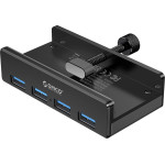Orico Usb Hub MH4PU-P �� ���������, 4x �����, 5Gbps, Usb �������, ����� - (MH4PU-P-BK-BP)