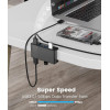 Orico Usb Hub MH4PU-P �� ���������, 4x �����, 5Gbps, Usb �������, ����� - (MH4PU-P-BK-BP)