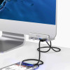 Orico Usb Hub MH4PU-P �� ���������, 4x �����, 5Gbps, Usb �������, ����� - (MH4PU-P-BK-BP)