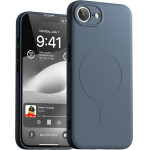 Mercury Etui Semi-Silicone Magsafe Do Iphone 16e granatowy