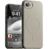 Mercury Etui Semi-Silicone Magsafe Do Iphone 16e kamienny