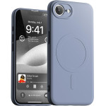 Mercury Etui Semi-Silicone Magsafe Do Iphone 16e Liliowy fiolet