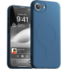 Mercury Etui Semi-Silicone Magsafe Do Iphone 16e niebieski