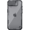 Nillkin Iceblade Prop Case With Lens Cover And Stand For Iphone 16e - Black - (Iceblade Prop Case(Without Camera cutout) Iphone 16e Black)