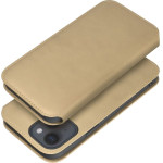 Dual Pocket Book Case For Iphone 17 Pro Max gold