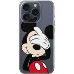 Disney Case Apple Iphone 15 Pro Mickey Partial Print Hiding Transparent - (DPCMIC6250)