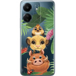 Disney Case Redmi 13C Lion King Partial Print Friends Transparent - (DPCSIMBF1737)