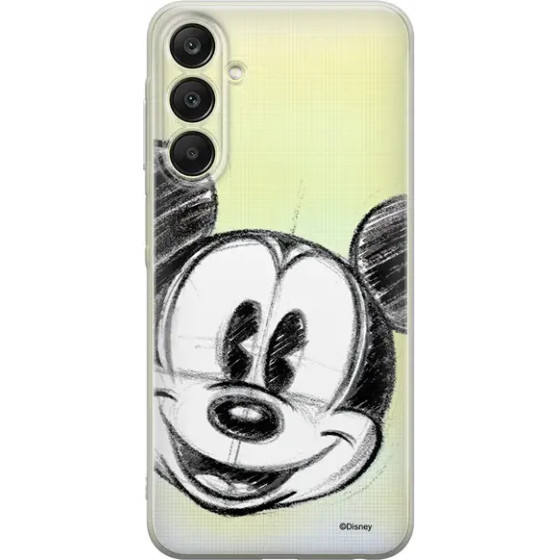 Disney Case Samsung Galaxy A25 5G Mickey Partial Print Sketch Transparent - (DPCMIC5017)
