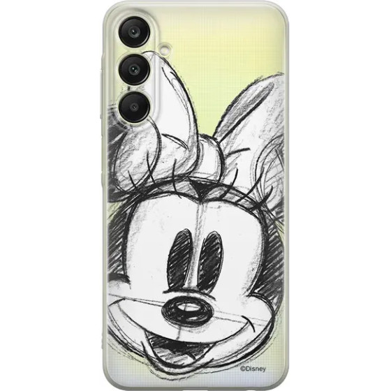 Disney Case Samsung Galaxy A25 5G Minnie Partial Print Sketch Transparent - (DPCMIN3517)