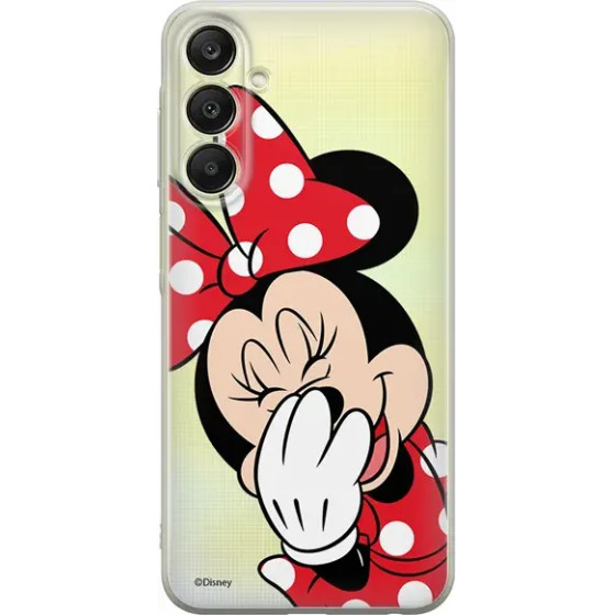 Disney Case Samsung Galaxy A25 5G Minnie Partial Print Smiley Transparent - (DPCMIN4161)