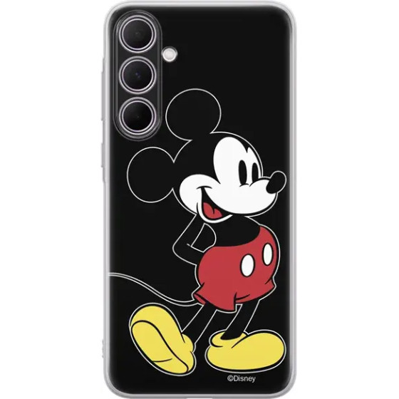 Disney Case Samsung Galaxy A35 5G Mickey Full Print Smiley Black - (DPCMIC18894)