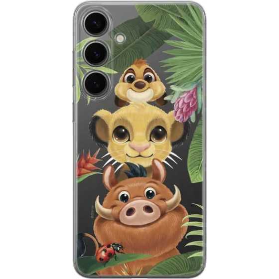 Disney Case Samsung Galaxy S24+ Lion King Partial Print Friends Transparent - (DPCSIMBF1735)