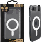 Idol 1991 ���� Iphone 16E 6.1'' Magsafe Antishock Clear Air Back Cover Tpu Camera Guard �������