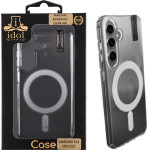 Idol 1991 ���� Samsung S24 S921/S25 S931 5G 6.2'' Magsafe Antishock Clear Air Back Cover Tpu Camera Guard �������