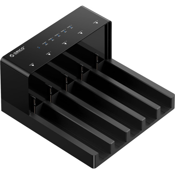Orico Docking Station ��� 2.5'' � 3.5'' Sata HDD/Ssd 6558US3-C, 5 ������, 5Gbps, Clone function, �����